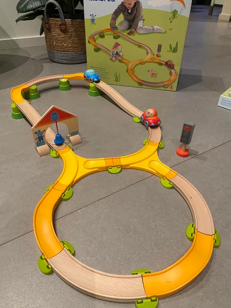 Haba kullerbü racebaan/knikkerbaan, Enfants & Bébés, Jouets | Circuits, Comme neuf, Circuit, Enlèvement ou Envoi