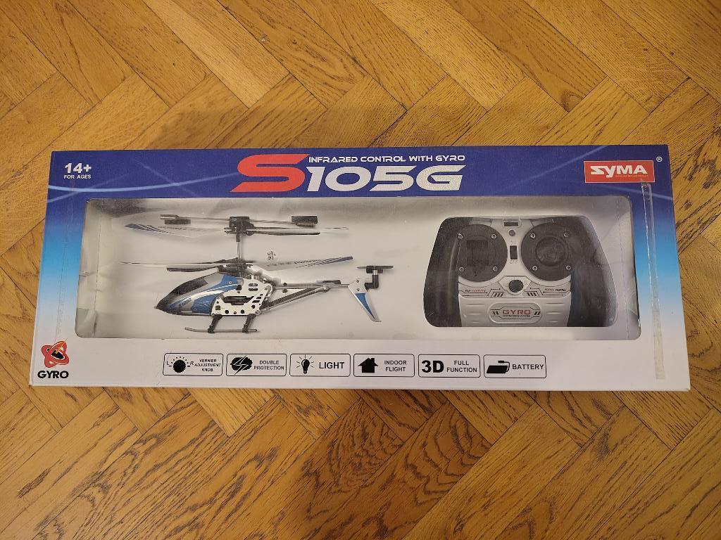 Hélicoptère télé-commandé S105G (à réparer), Enlèvement, Utilisé, Garçon