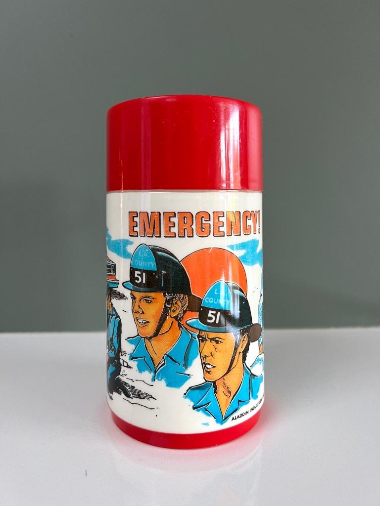 Vintage thermos Aladdin Industries " Emergency ", Ophalen of Verzenden, Tv