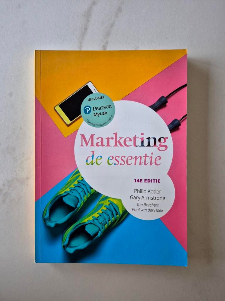 Philip Kotler - Marketing, de essentie, Boeken, Ophalen of Verzenden, Zo goed als nieuw, Overige vakken, Philip Kotler; Gary Armstrong