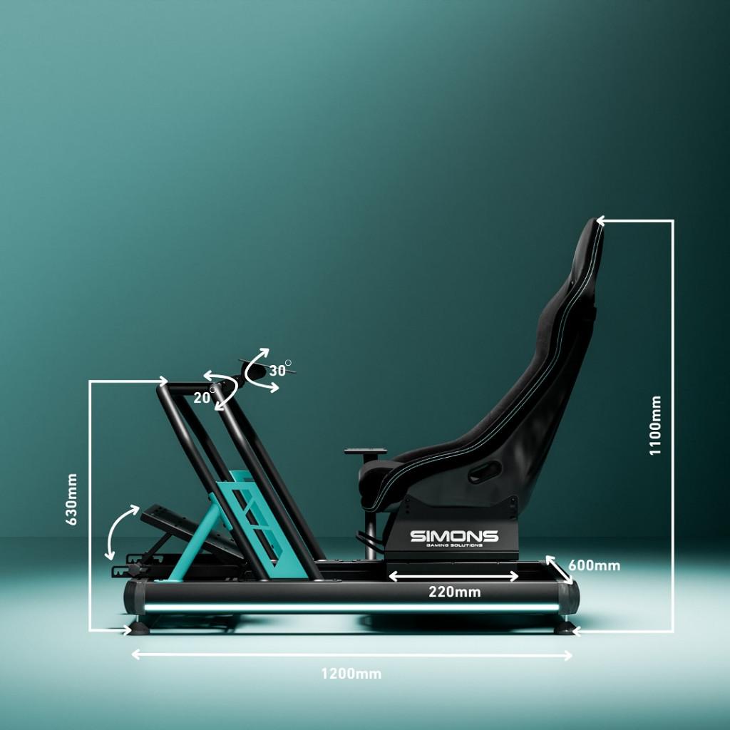 Simons Gaming Solutions S1 Cockpit Raceseat, Ophalen, Nieuw