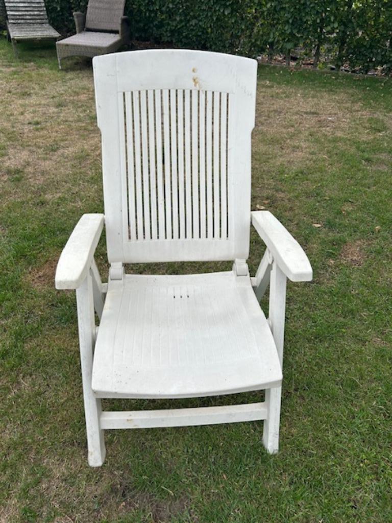 Tuinstoelen (4 stuks), Enlèvement, Utilisé, Plastique, Ajustable
