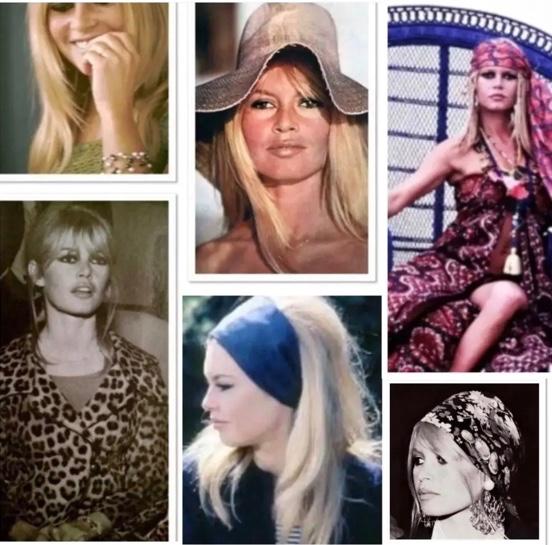 Brigitte Bardot : perles/léopard/ chapeau de paille/foulards, Enlèvement ou Envoi, Comme neuf