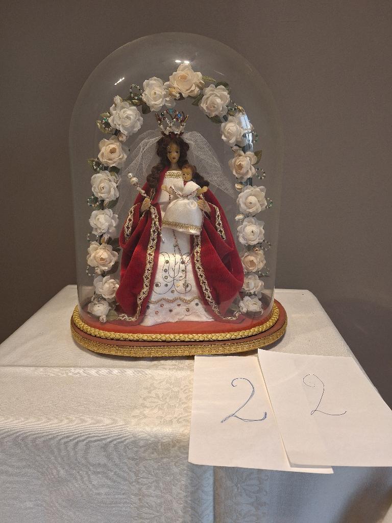 Stolp met daaronder Maria en kindje Jezus, Ophalen