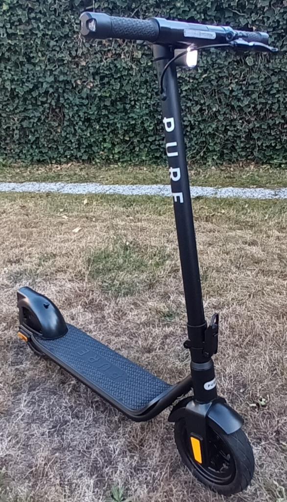 Trottinette PURE ELECTRIC Pure Air3 noir mat à 47 km !, Enlèvement, Comme neuf, Step électrique (E-scooter), Pure