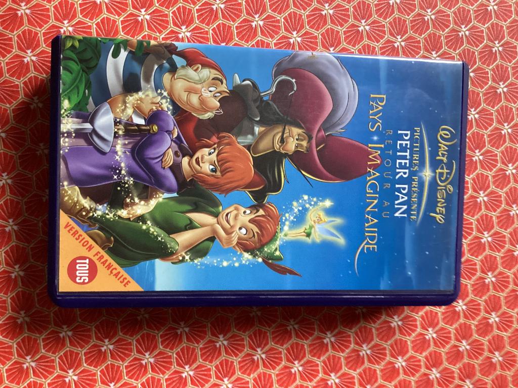 Cassette Disney Peter Pan, Collections, Enlèvement, Peter Pan ou Pinocchio, Comme neuf, Autres types