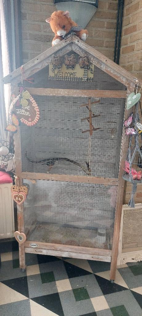 Vollière, Enlèvement, Utilisé, Bois, Volière