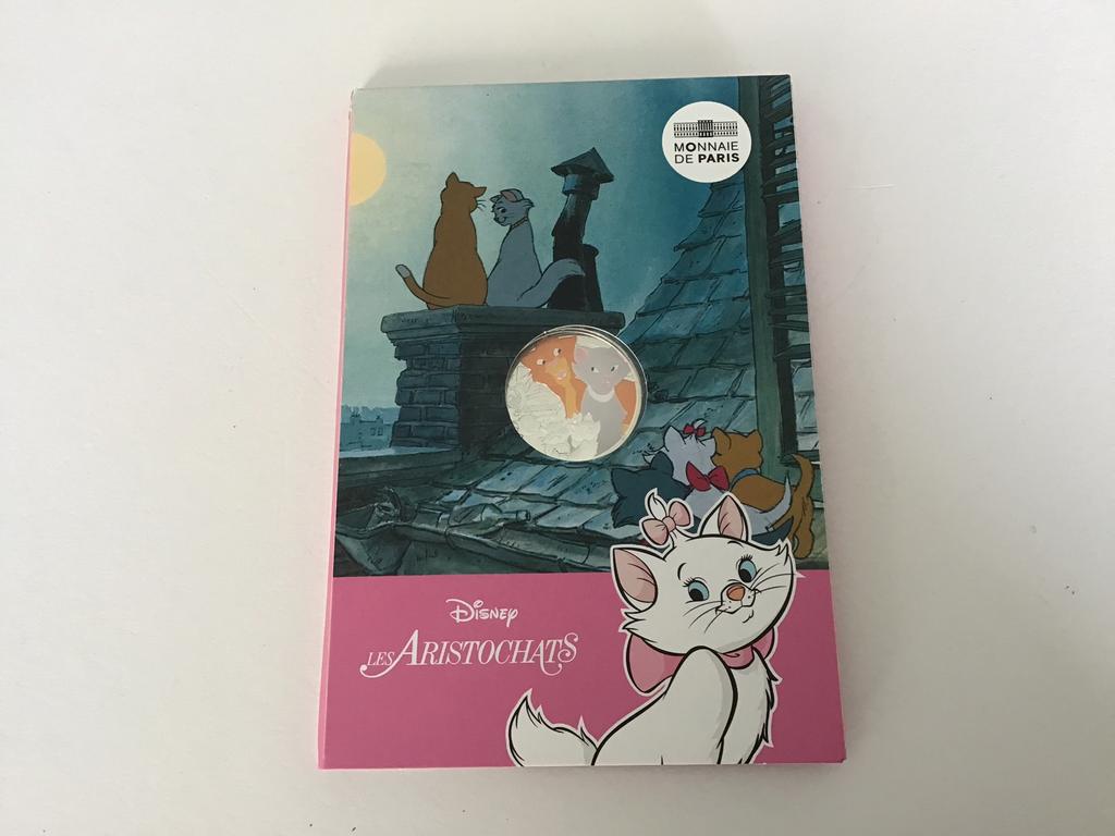 Frankrijk 10 euro Disney Aristocats 2025 BU, Ophalen of Verzenden, Frankrijk, 10 euro, Zilver