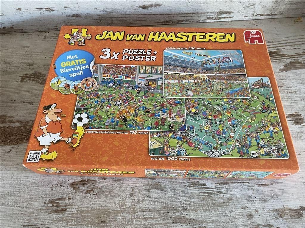 jan van haasteren puzzel - 3 puzzels in 1 [s2014], Hobby en Vrije tijd, Verzenden, Zo goed als nieuw