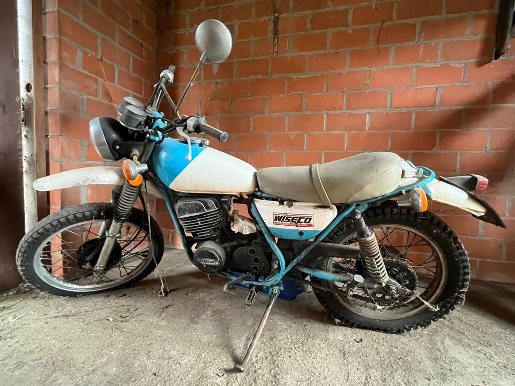 Suzuki TS400: project/restauratie – met Belgische papieren, Motoren, 400 cc, Particulier, Enduro, 1 cilinder