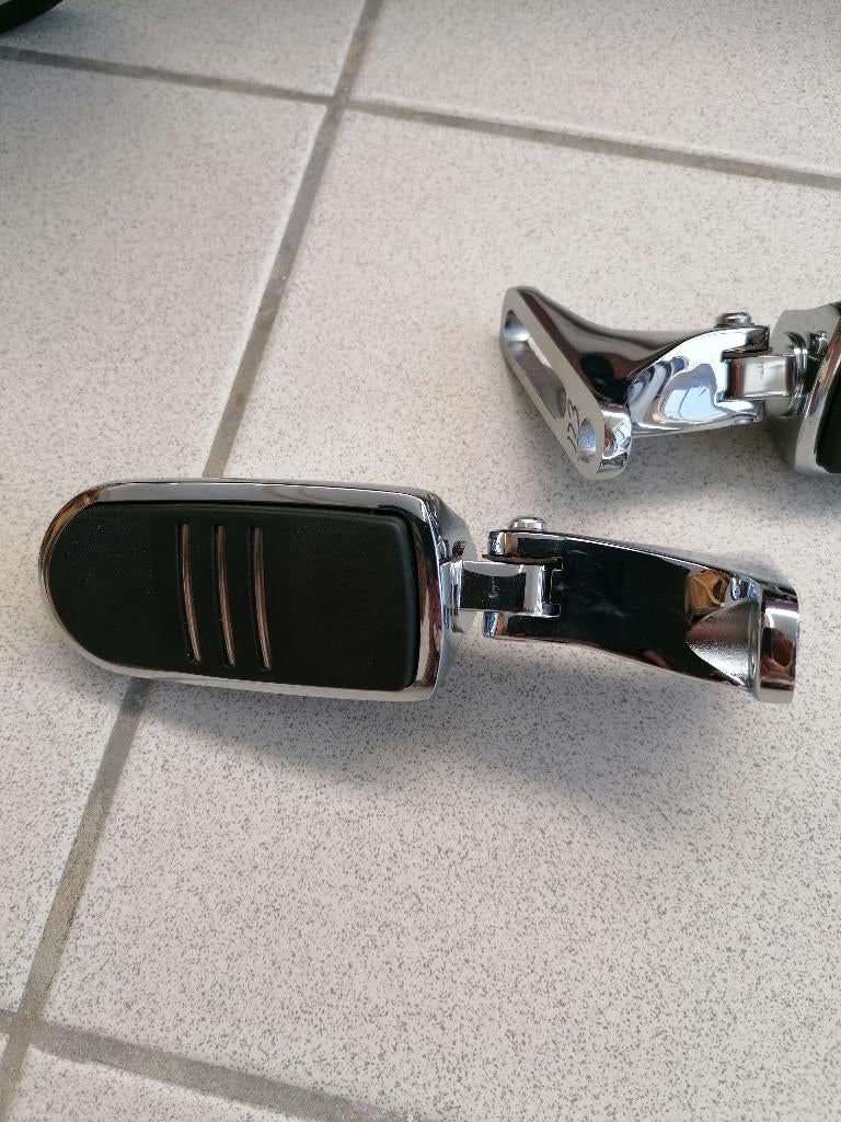 Passagiers voetsteunen Harley Davidson  chroom, Motoren, Ophalen, Nieuw