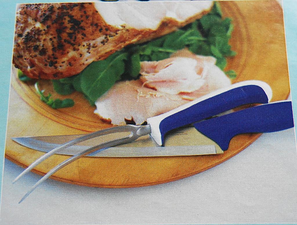 Tupperware :Fourchette de service, Maison & Meubles, Cuisine| Tupperware, Enlèvement ou Envoi, Neuf, Bleu, Autres types