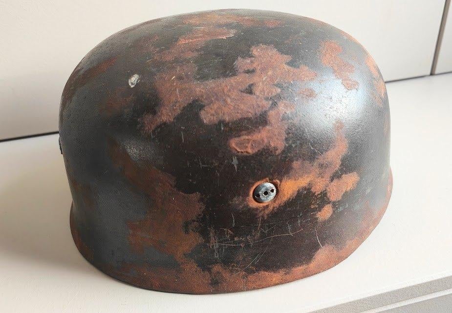 Duitse parachutistenhelm uit de Tweede Wereldoorlog (kopie), Verzamelen, Ophalen of Verzenden, Landmacht, Helm of Baret