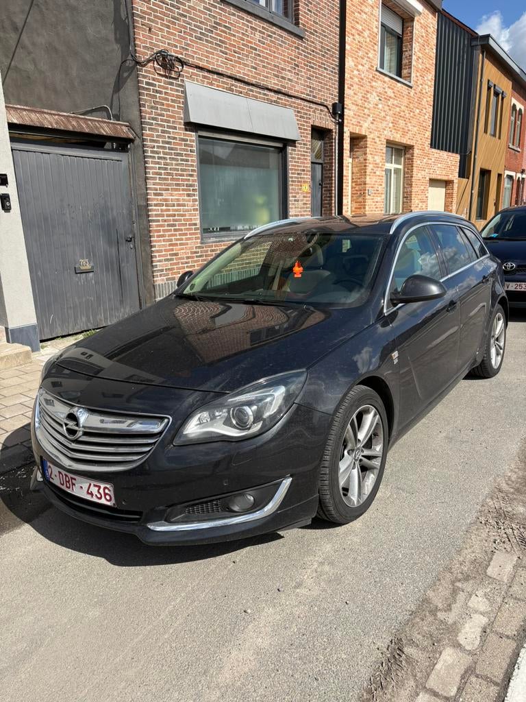 Opel insignia opc line, Auto's, Euro 5, Beige, Zwart, Leder