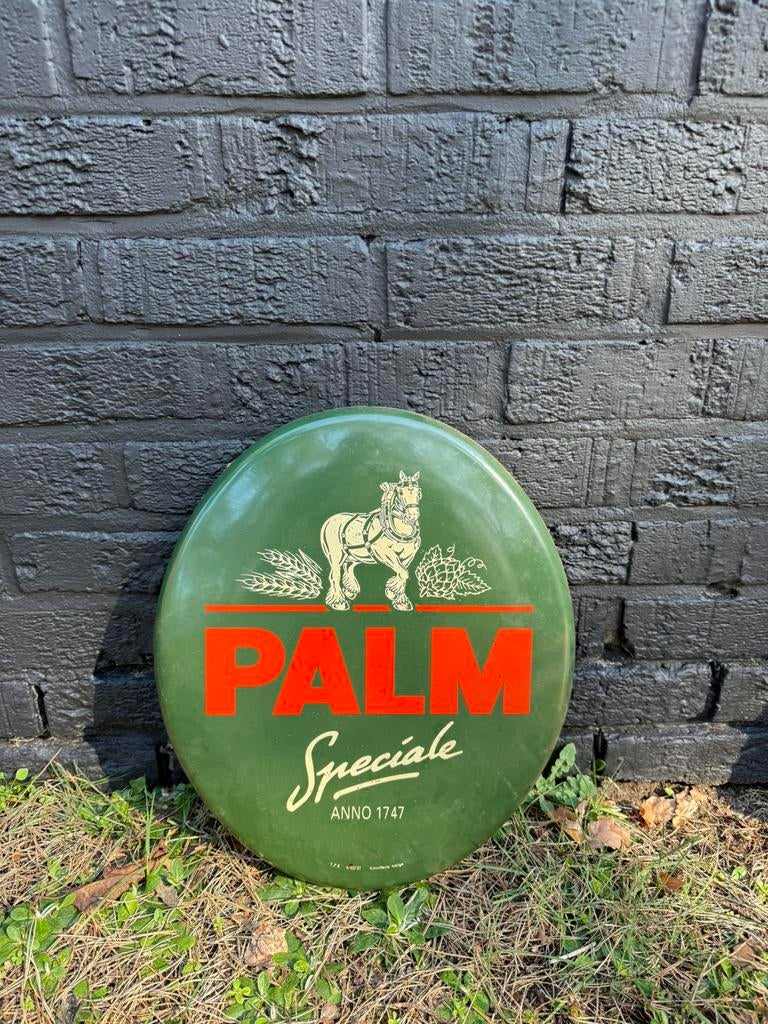 Emaille Palm reclamebord, Verzamelen, Ophalen, Zo goed als nieuw, Palm