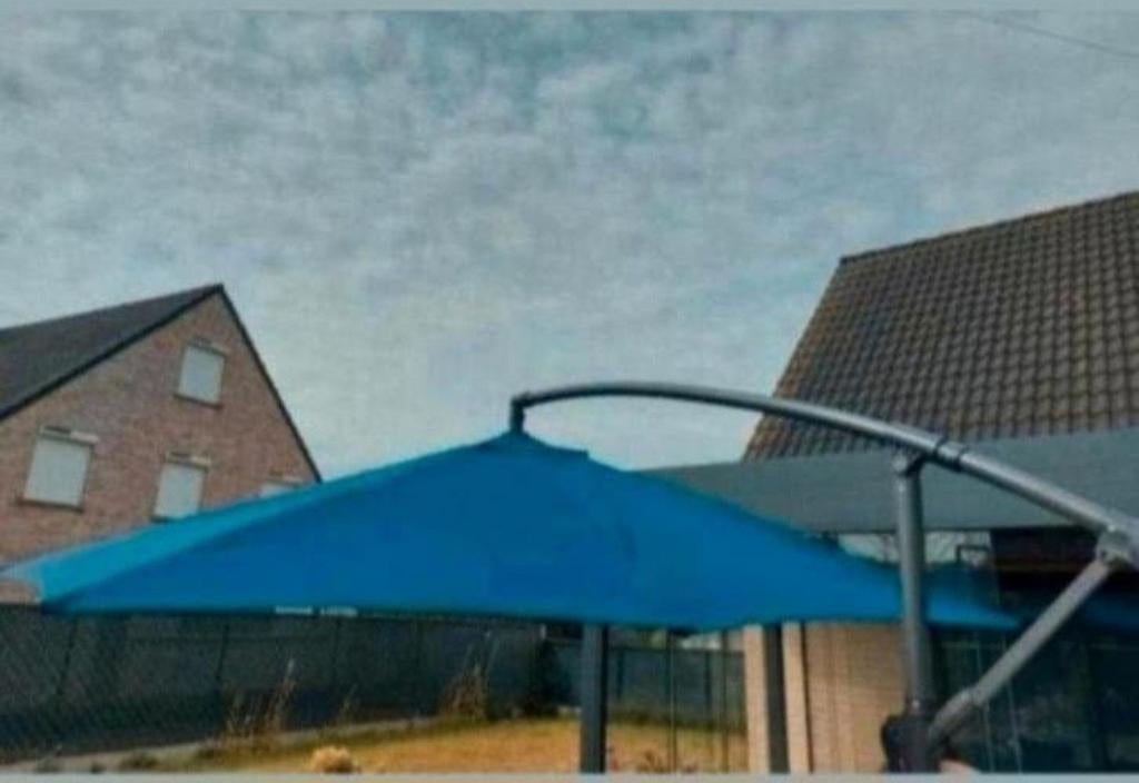 Zweefparasol, Ophalen, Parasolvoet