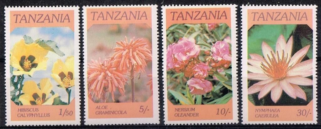 Postzegels uit Tanzania - K 4546 - bloemen, Postzegels en Munten, Postzegels | Afrika, Verzenden, Tanzania, Postfris