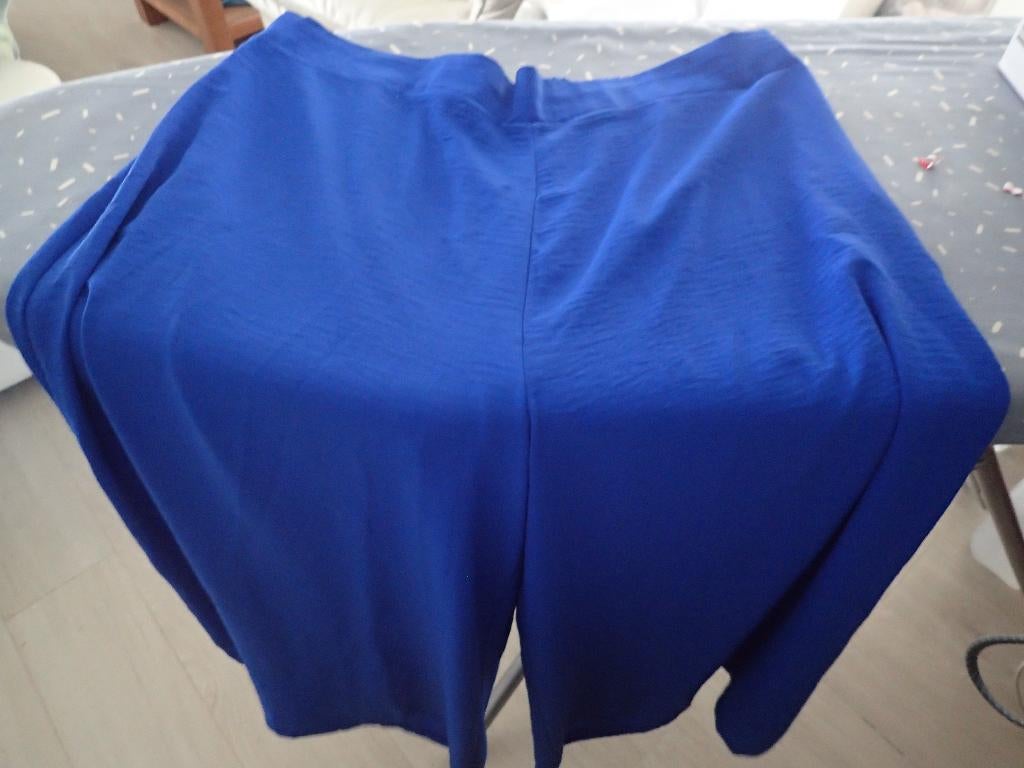 Wijde broek Loa &Liza maat 50 blauw, nieuw, Kleding | Dames, Broeken en Pantalons, Maat 46/48 (XL) of groter, Nieuw, Ophalen of Verzenden