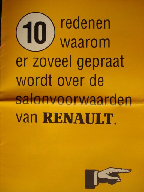 Renault gamma 1996 Brochure Catalogue Prospekt, Boeken, Auto's | Folders en Tijdschriften, Verzenden, Gelezen, Renault