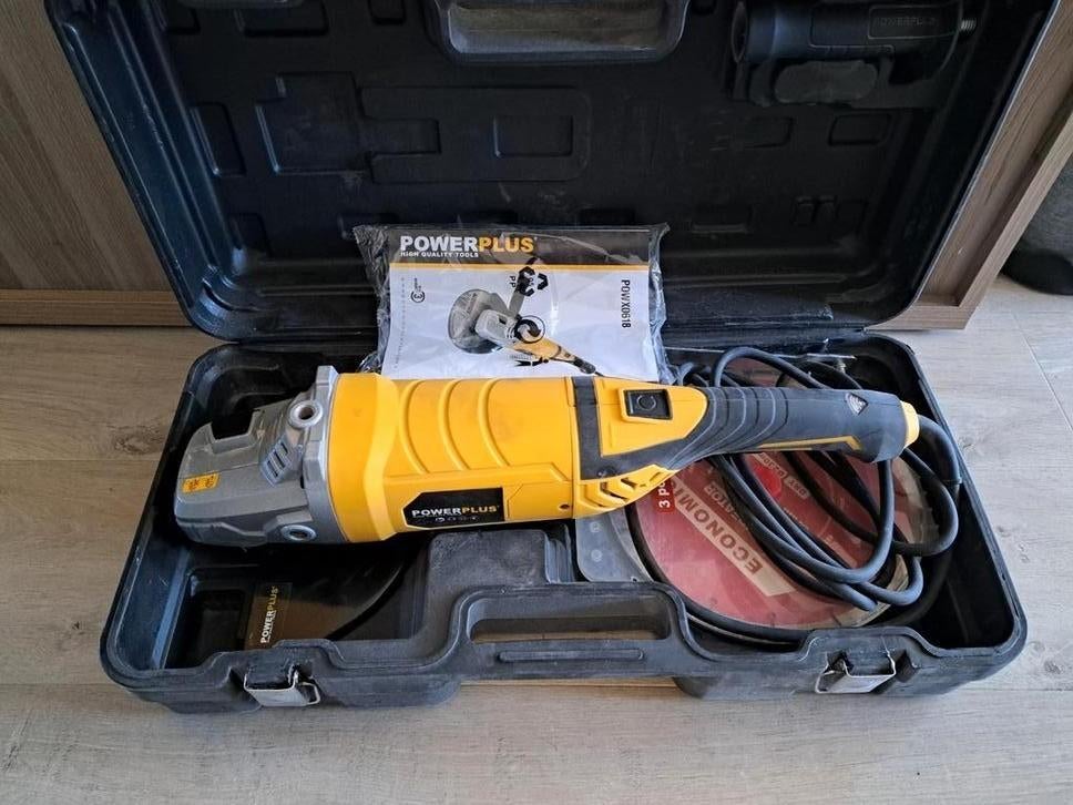 Haakse slijper 230mm, Ophalen