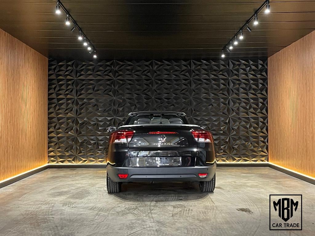 ✅Renault Megane CC 1.5dCi GARANTIE Airco GPS Parksens Cruise, Zwart, 4 cilinders, Cabriolet, Leder en Stof