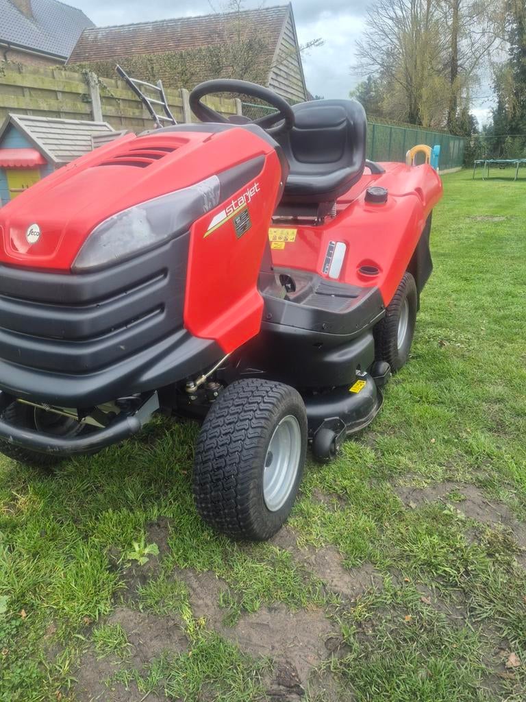 Seco Starjet zitmaaier 15,5 pk  – 200u – 1 jaar garantie, Tuin en Terras, Zitmaaiers, Ophalen, Opvangbak