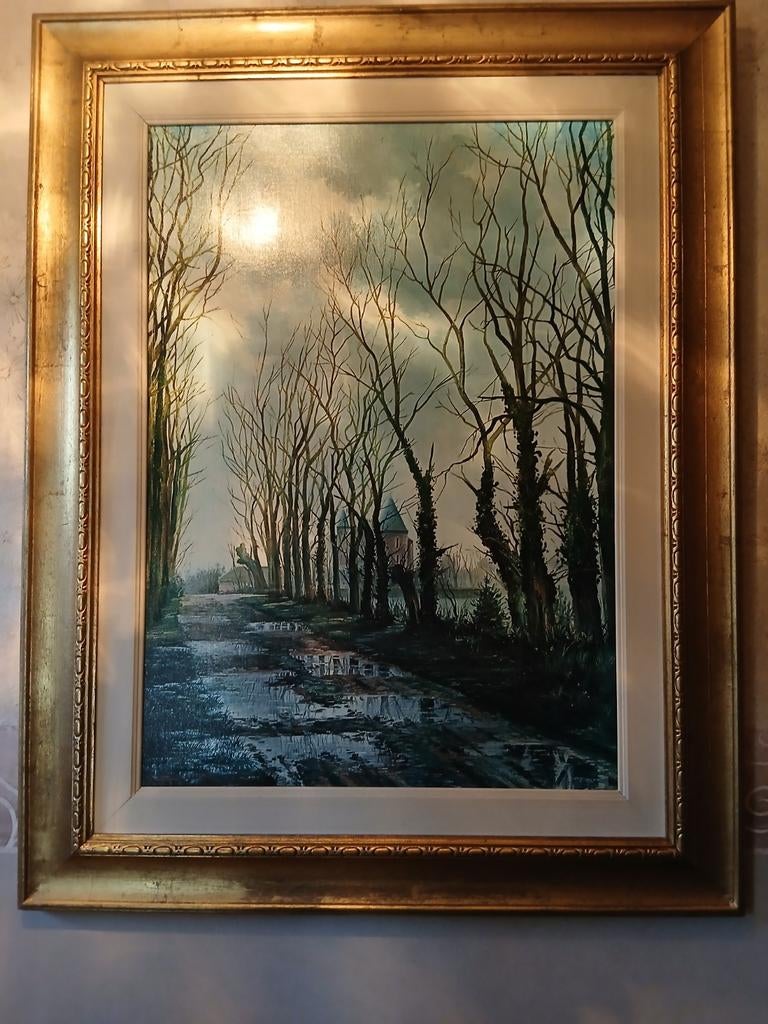 Peinture à l'huile sur toile, Enlèvement