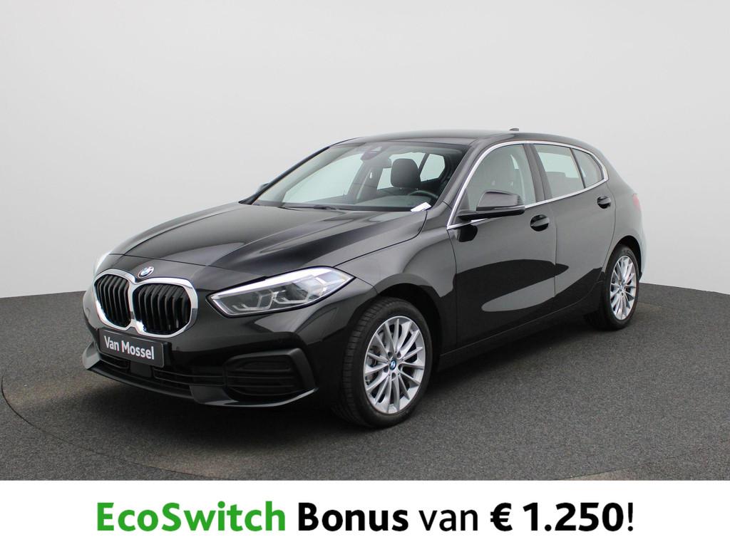 BMW 1-serie 116dA (85 kW) PDC V+A | Cruise Control | Bluetoo, Auto's, Gebruikt, Zwart, 116 pk, Bedrijf
