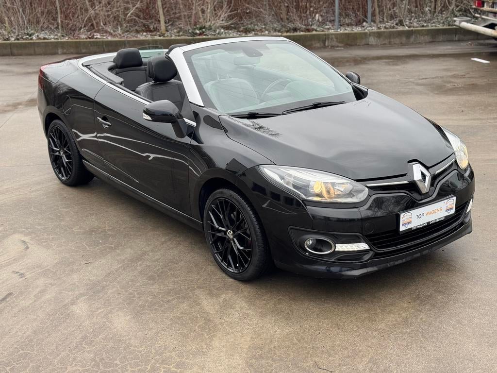 RENAULT MEGANE / CABRIO! / 72.000KM! / GEKEURD VVK!, Auto's, Voorwielaandrijving, Cabriolet, Leder en Stof, Zwart
