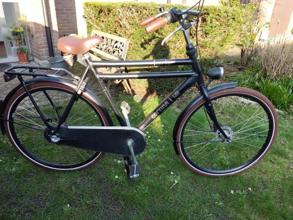 Herenfiets Cortina U4,28 inch,3v D:57cm, Fietsen en Brommers, Ophalen, Versnellingen, Zo goed als nieuw, 57 tot 61 cm