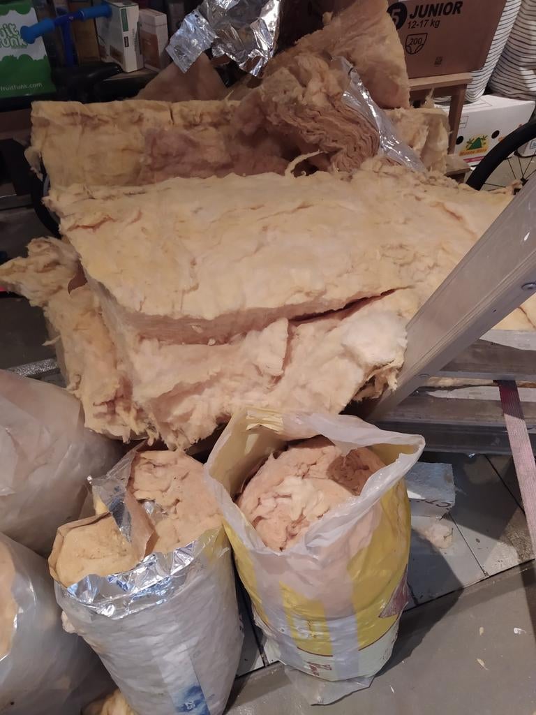 Glaswol, Doe-het-zelf en Bouw, Isolatie en Afdichting, Ophalen, Glaswol