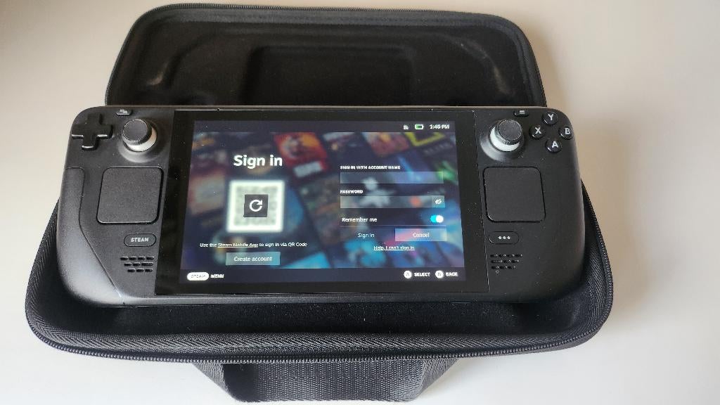 Steam Deck 64 Go + 512 Go microSD + station d'accueil, Consoles de jeu & Jeux vidéo, Consoles de jeu | Autre, Enlèvement, Comme neuf