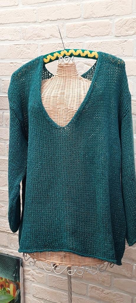 Trui 3xl shein 68cm van oksel shein, Kleding | Dames, Grote Maten, Shein, Ophalen of Verzenden, Zo goed als nieuw, Groen