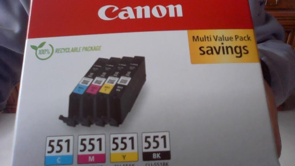 Toner Canon Pixma 551, Ophalen of Verzenden, Zo goed als nieuw, Toner, Canon
