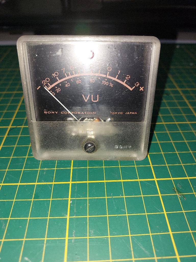 Vintage reel to reel VU meters SONY, Audio, Tv en Foto, Bandrecorder, Ophalen of Verzenden, Onderdeel