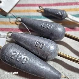 lot de 4 Plombs grappins simples avec 4 branches en laiton,, Sports nautiques & Bateaux, Pêche à la ligne | Poissons prédateurs