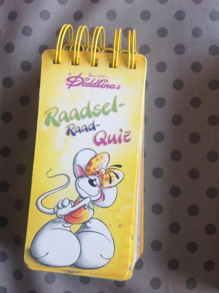 Diddlina raadsel-raad-quiz, Verzamelen, Diddl, Ophalen of Verzenden, Diddlina, Gebruikt, Overige typen