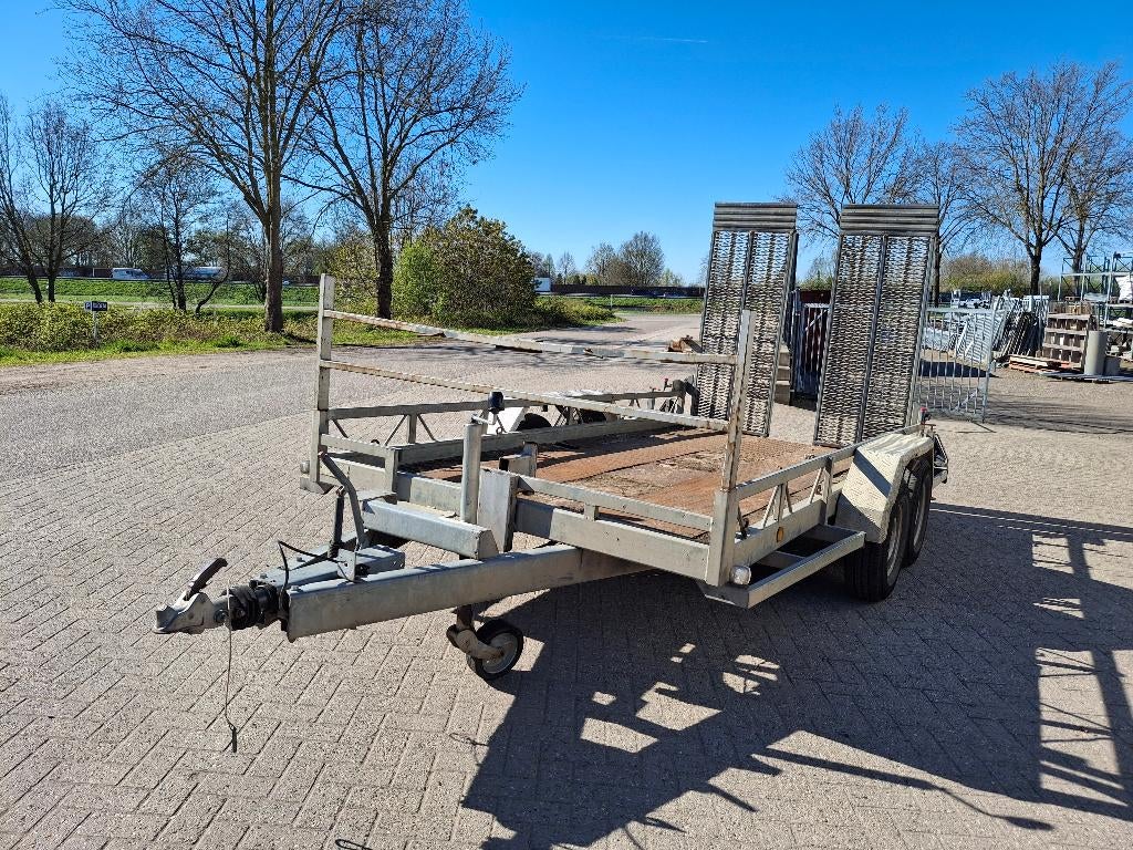 Machinetransporter Aanhangwagen, Ophalen, Gebruikt