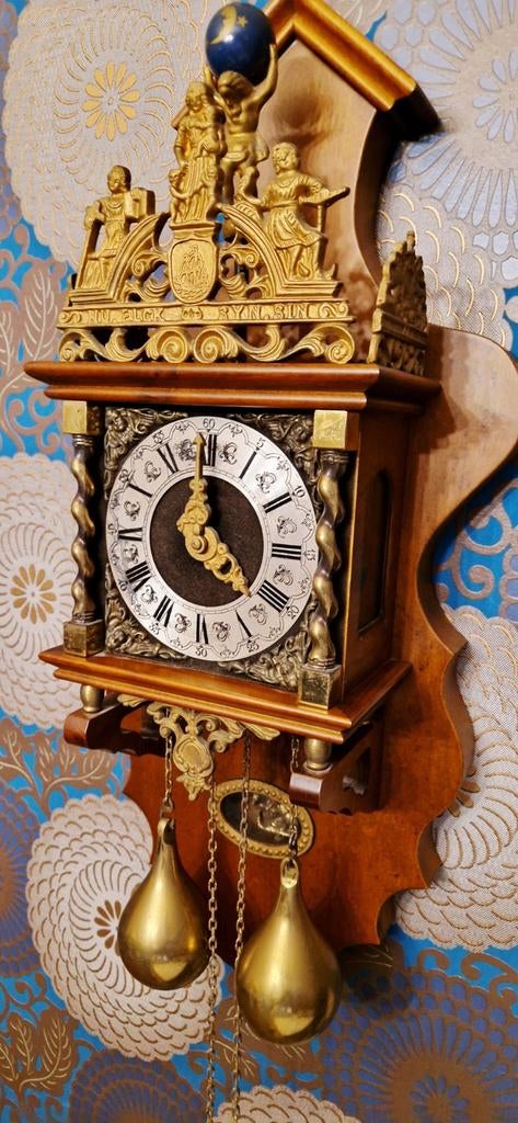 Zaanse wandklok in perfecte staat !!, Antiek en Kunst, Antiek | Klokken, Ophalen