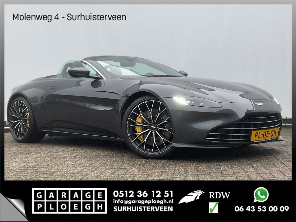 Aston Martin V8 Vantage Roadster 4.0 360° Leer Sportzetels 2, Auto's, Automaat, Parkeersensor, Cabriolet, 263 g/km