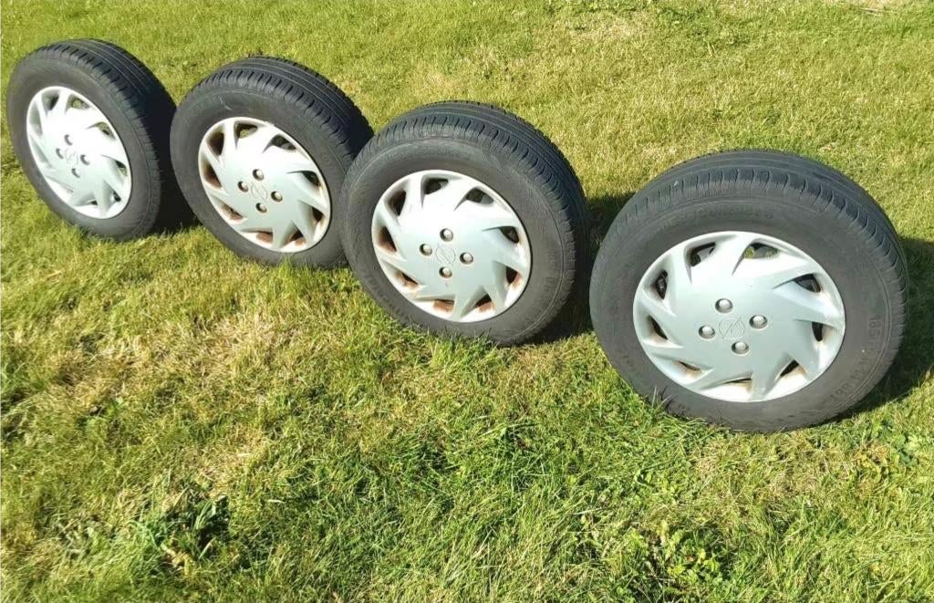 Jantes Opel avec des pneus été 185/70-14, 14 pouces, Pneus et Jantes, Pneus été, 185 mm