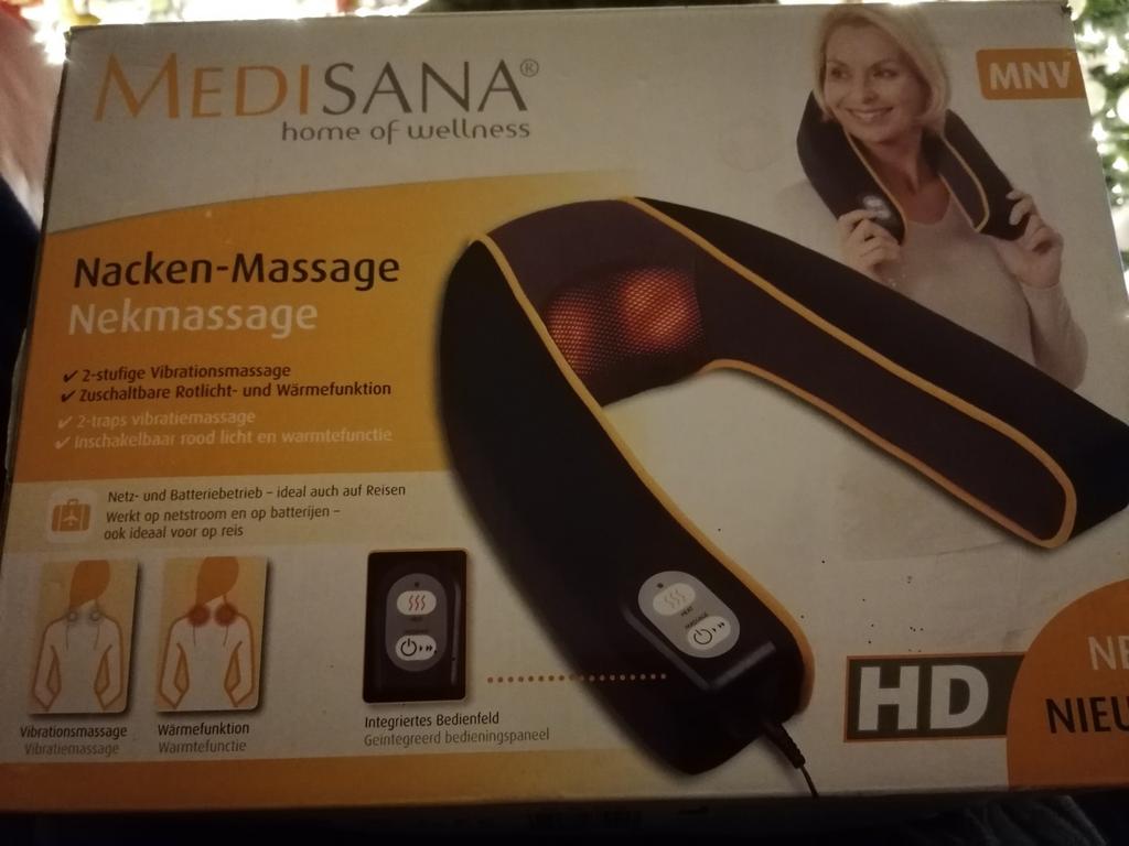 Nek massage kussen, merk Medisana. Perfecte staat, rookvrij., Sport en Fitness, Massageproducten, Ophalen