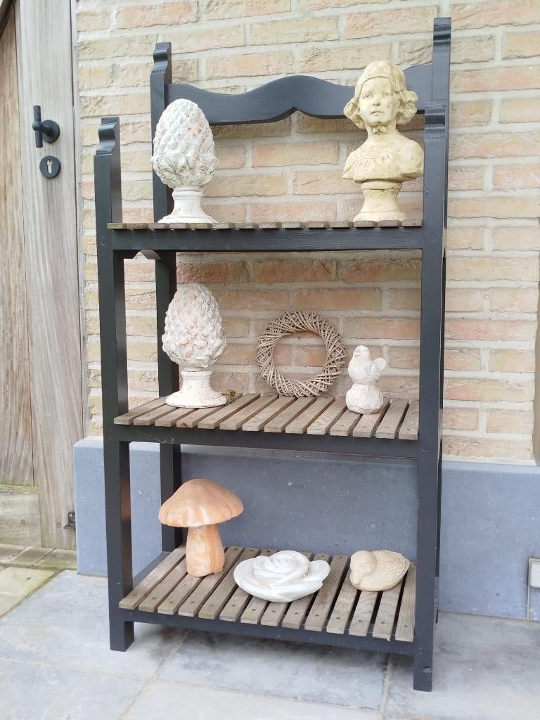 Rek voor tuin of terras inclusief decoratie, Tuin en Terras, Ophalen