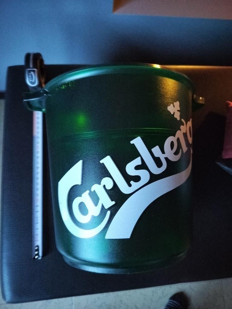 Carlsberg IJsemmer / Flessenkoeler – Gr Logo – Nieuwstaat!, Collections, Marques & Objets publicitaires, Enlèvement, Comme neuf