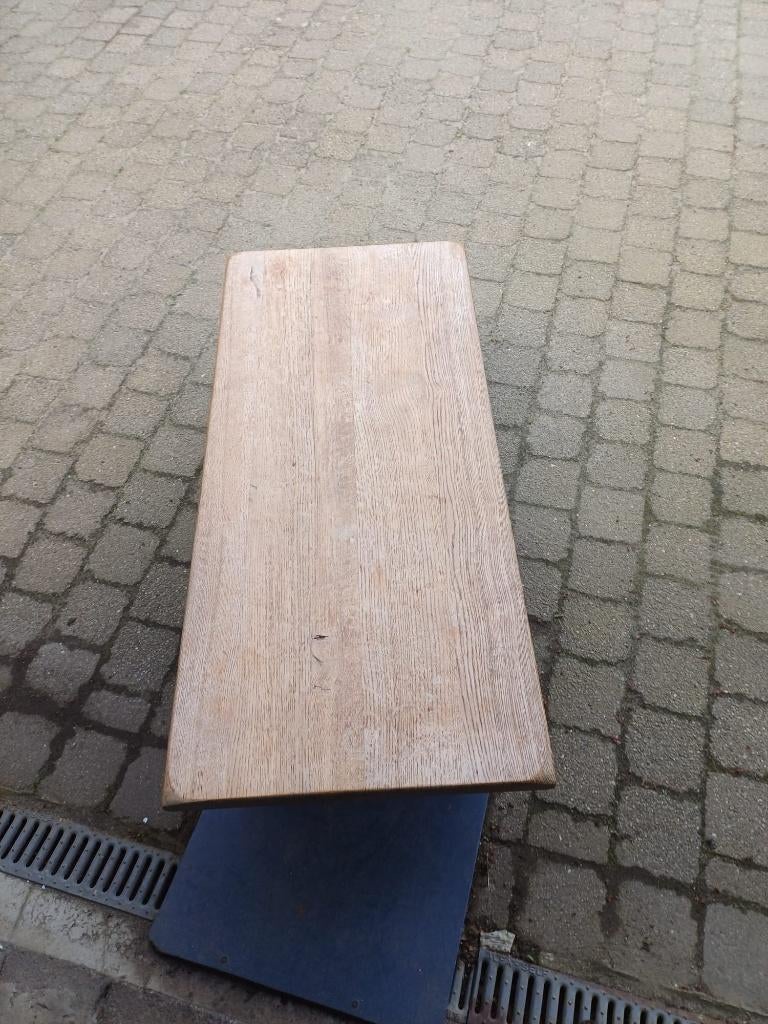 Salontafel volle eik, Huis en Inrichting, Ophalen, Gebruikt, Eikenhout, 50 tot 100 cm