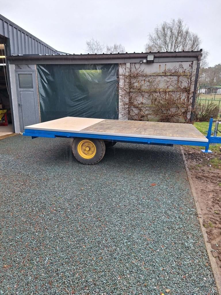 platte wagen hooiwagen en strowagen, Zakelijke goederen, Landbouw | Werktuigen, Ophalen, Akkerbouw, Transport