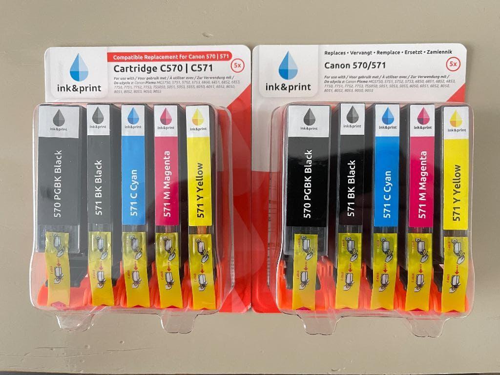 Encre pour imprimante Canon pixma (réf. 570/571), Computers en Software, Printerbenodigdheden, Ophalen, Nieuw, Cartridge, Canon