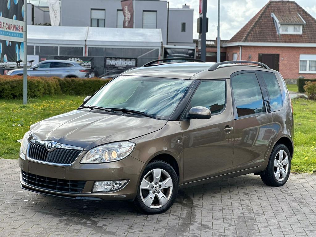 Skoda roomster 1.2 Diesel, Auto's, Stof, Zwart, Bruin, Roomster