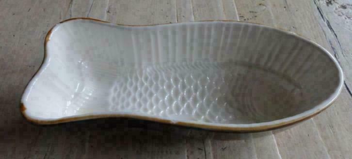 Oude kleine bruine Boch Puddingvorm vis, Antiek en Kunst, Ophalen of Verzenden