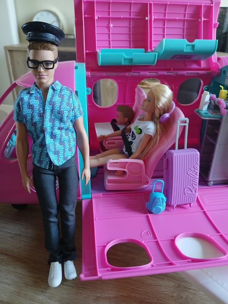 Barbie vliegtuig, Kinderen en Baby's, Ophalen of Verzenden